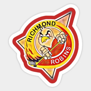 Richmond Robins Hockey Sticker